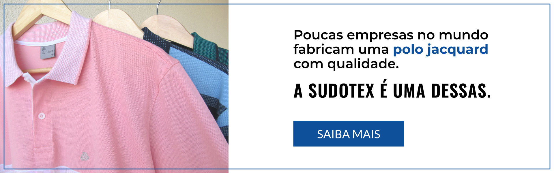Camisa Polo Sudotex com qualidade jacquard